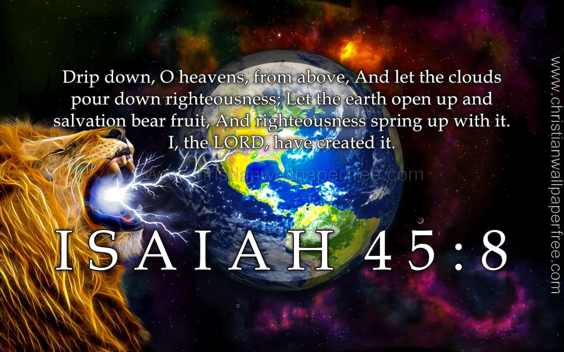 Isaiah 45 Verse 8