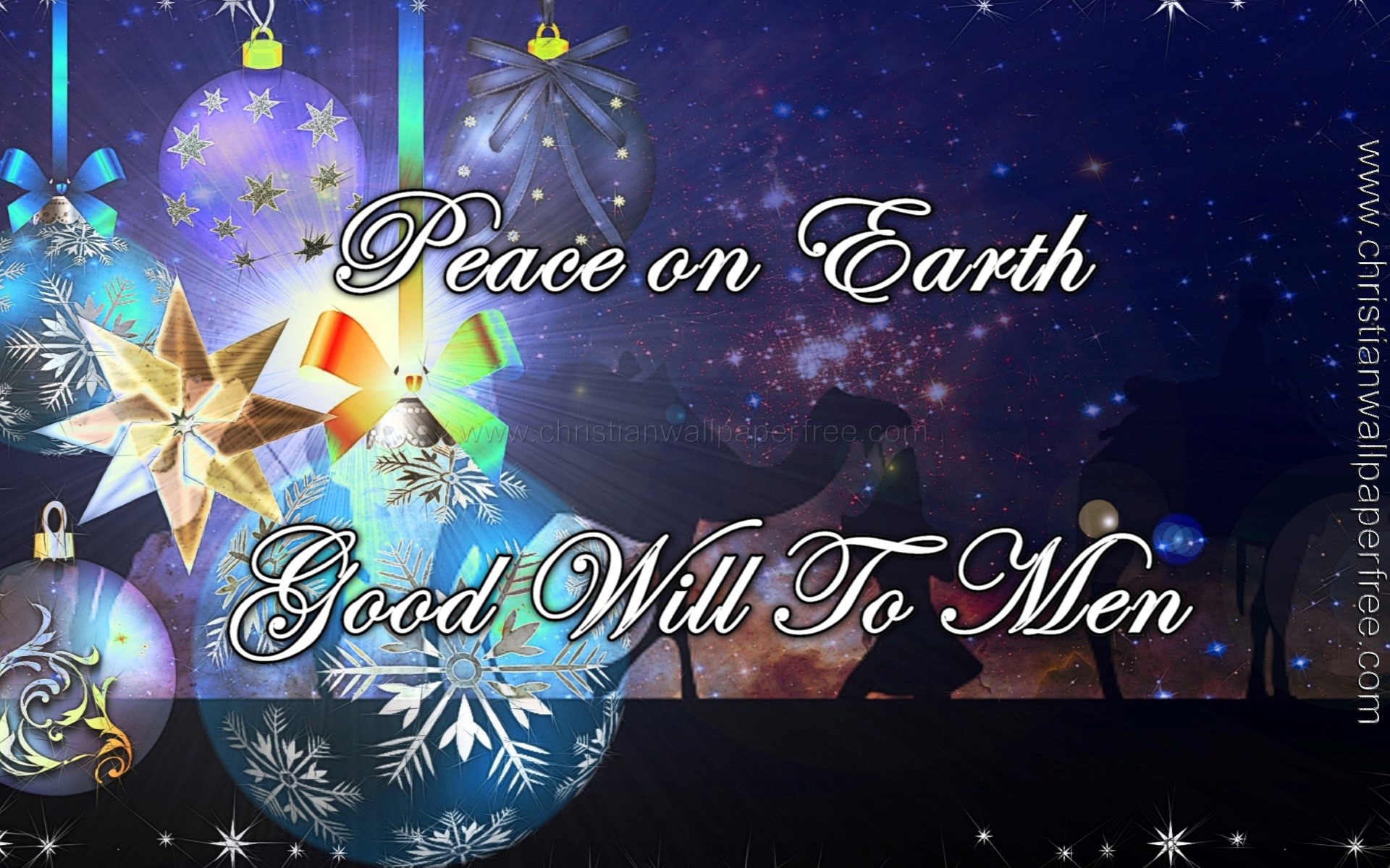 Peace on Earth Good Will to Men