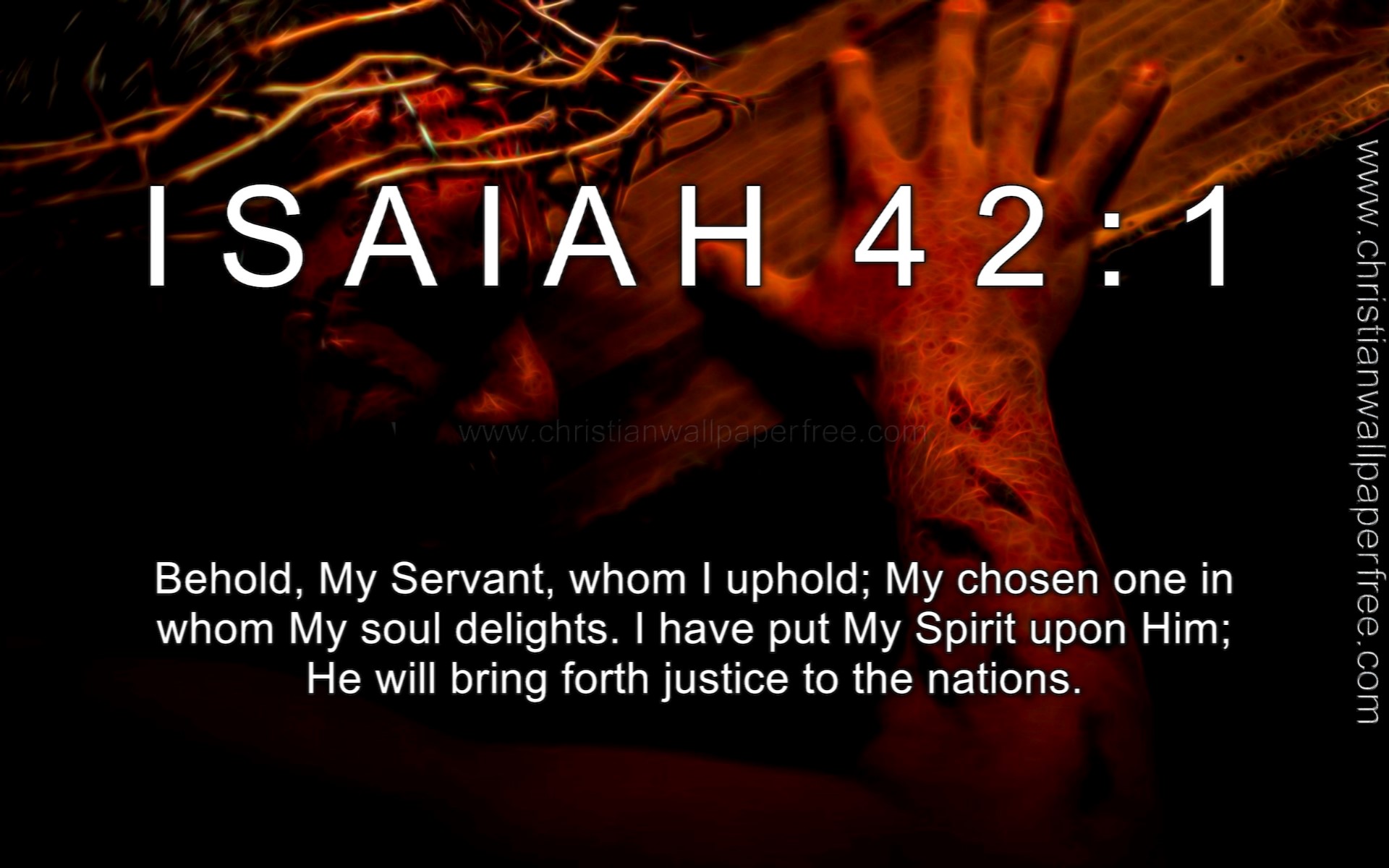 Isaiah 42 Verse 1