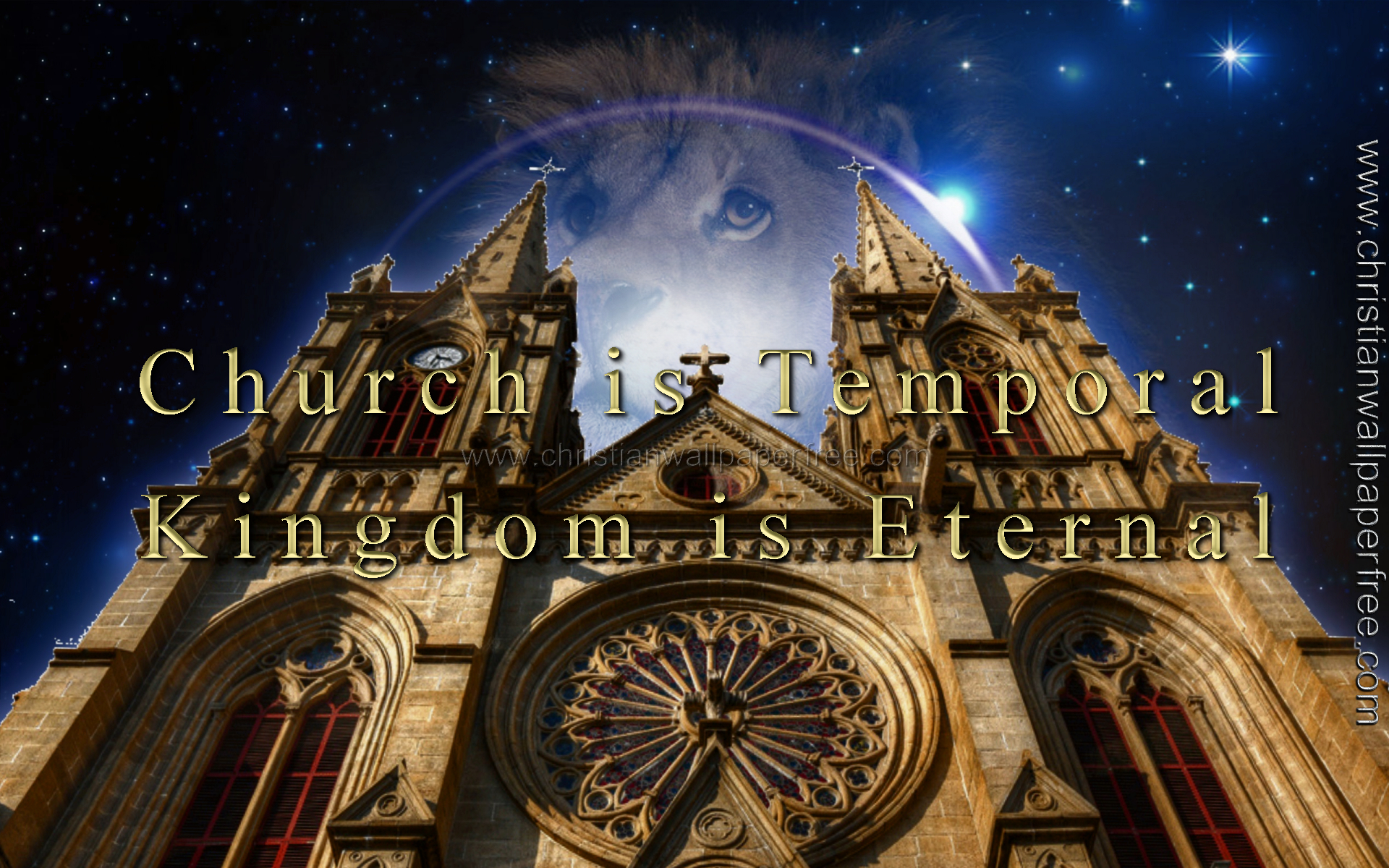 Church Is Temporal Kingdom Is Eternal