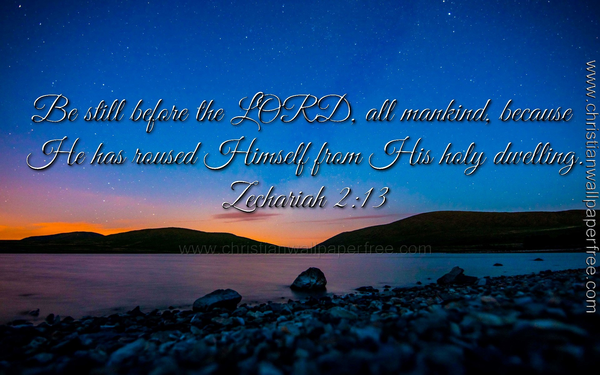 Zechariah 2 Verse 13