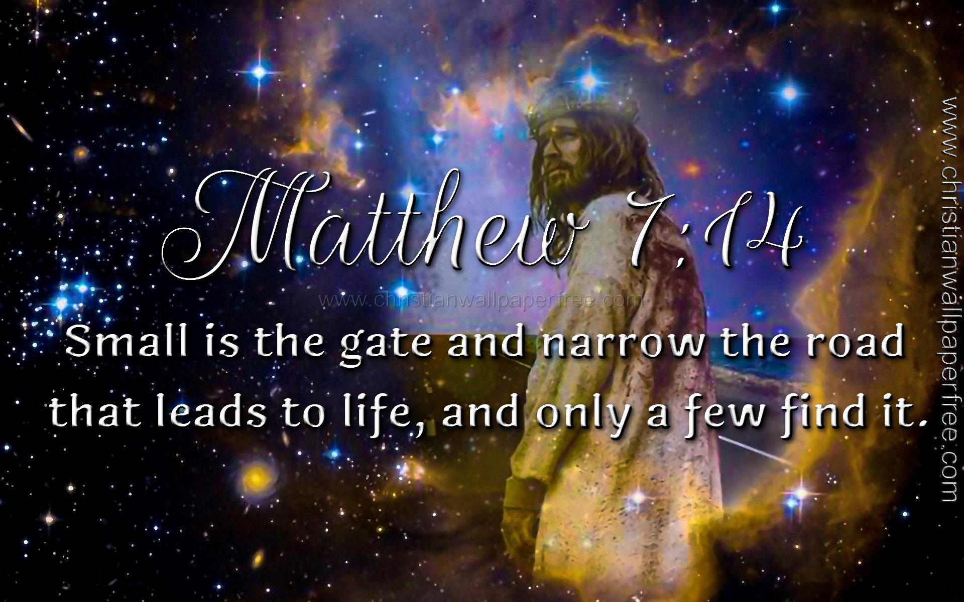 The Narrow Road Matthew 7 Verse 14