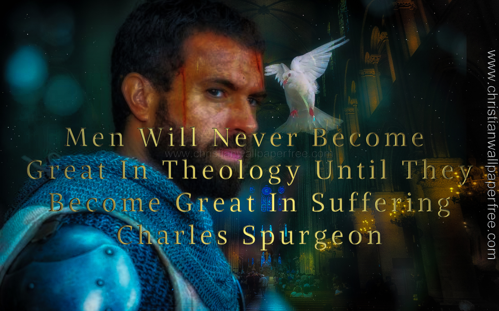 Great in Suffering Quote by Charles Spurgeon