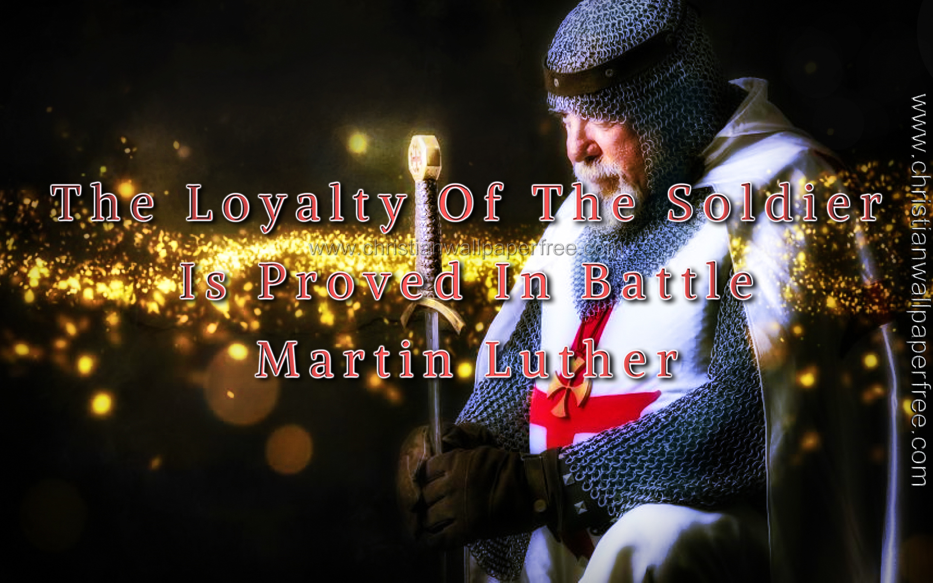 Loyalty of the Soldier Quote by Martin Luther