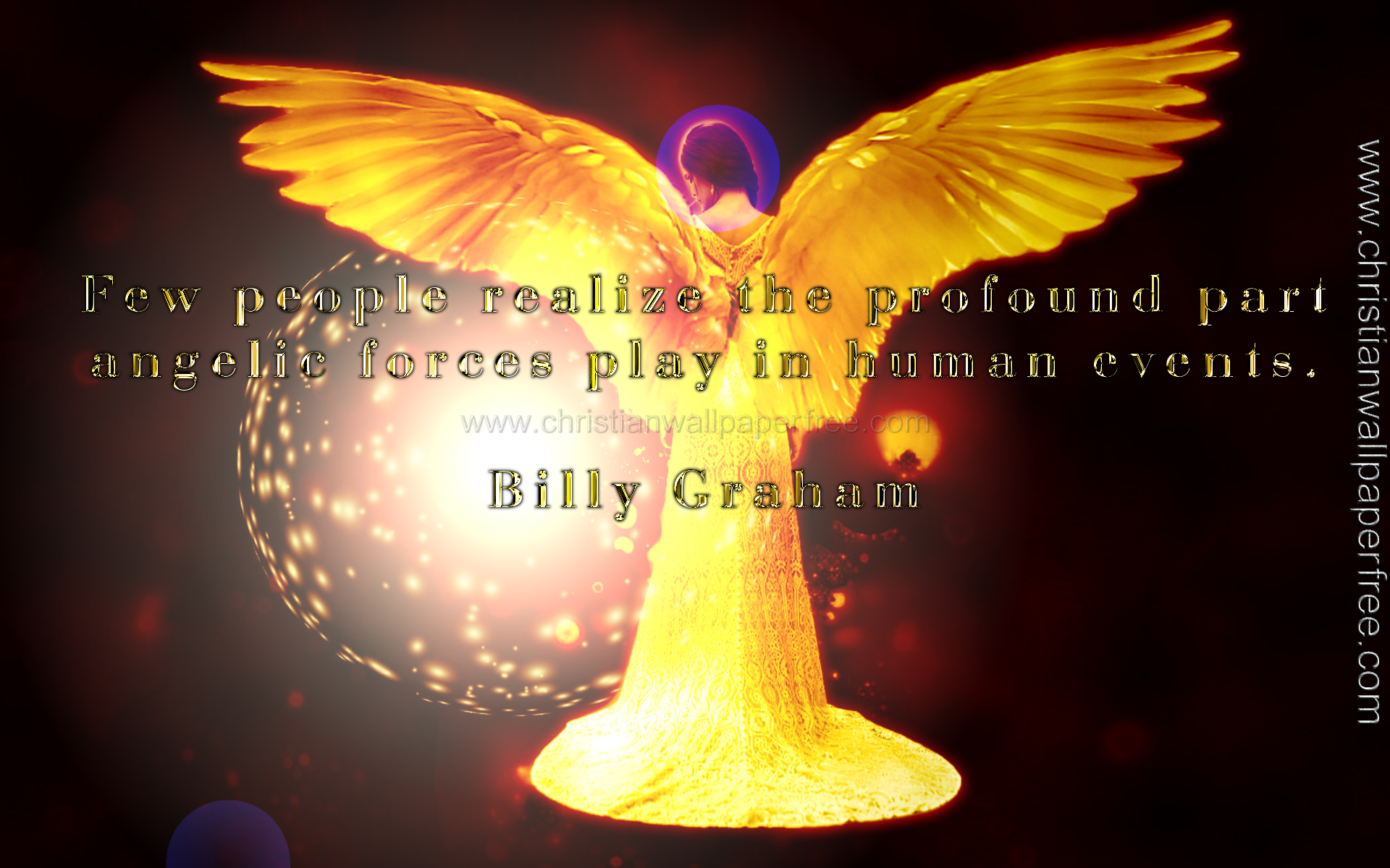 Angelic Forces Quote by Billy Graham