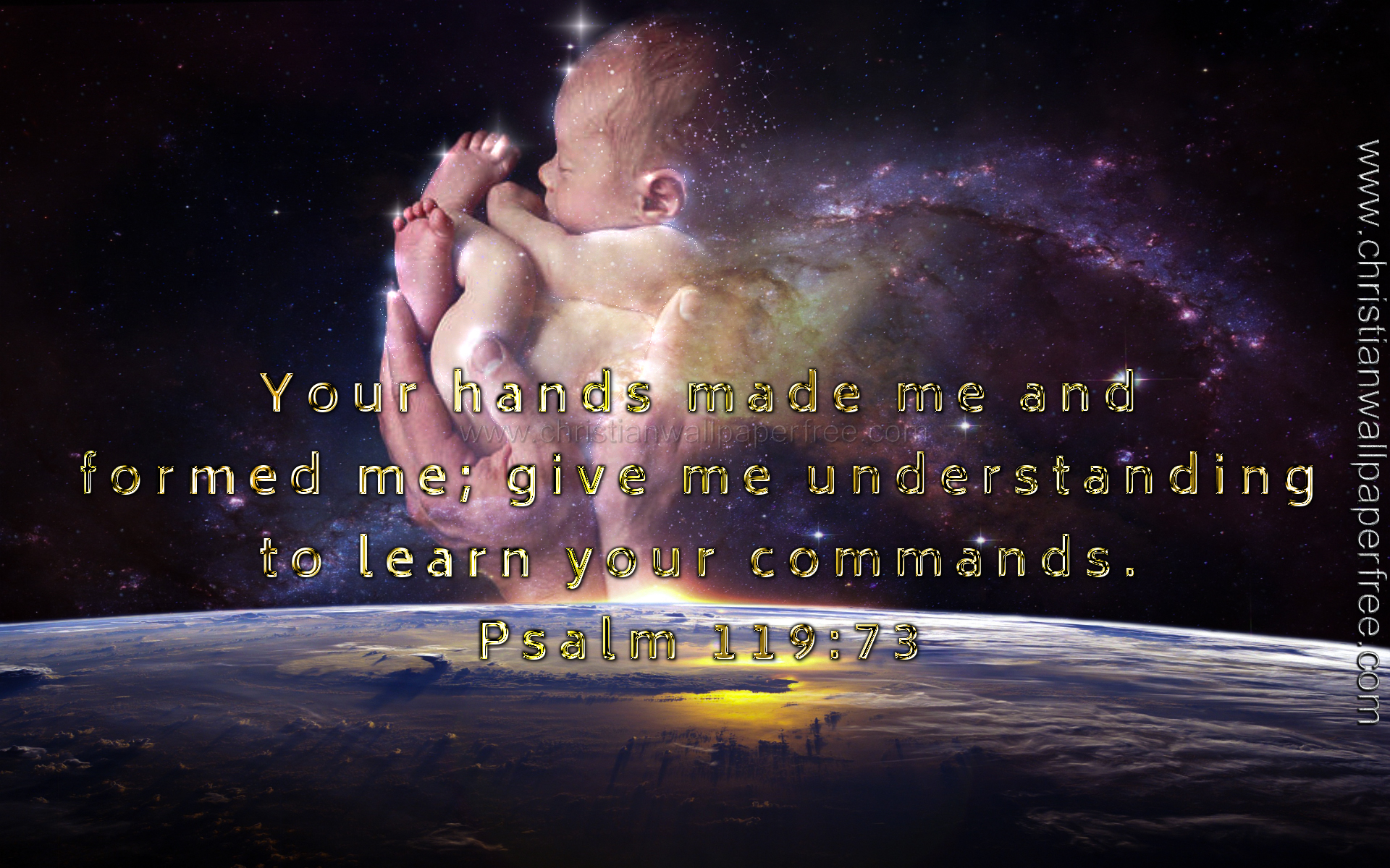 Your Hands Made Me Psalm 119 Verse 73