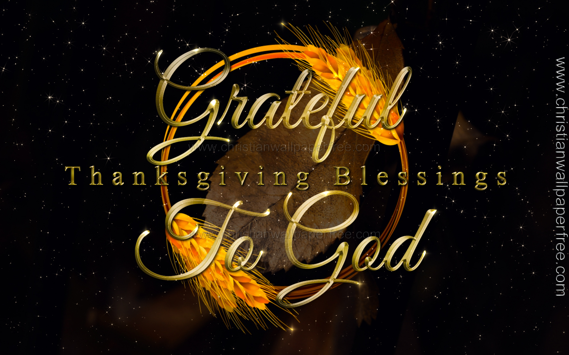 Grateful to God Thanksgiving Blessings