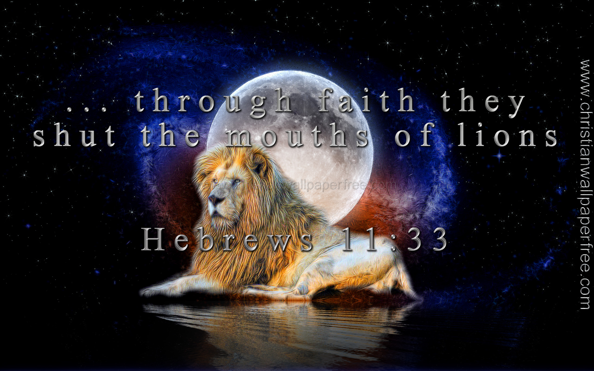 Through Faith Hebrews 11 Verse 33