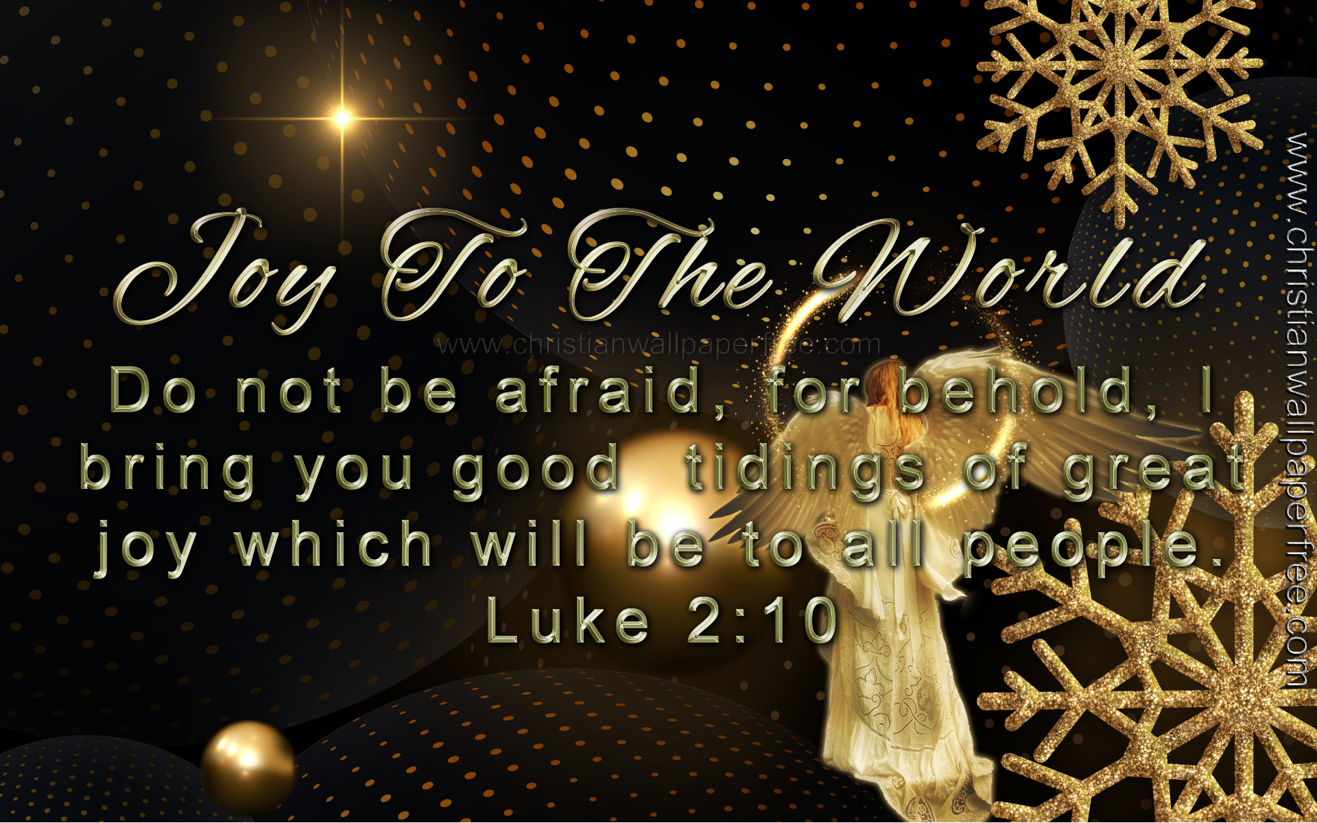 Joy to the World Luke 2 Verse 10