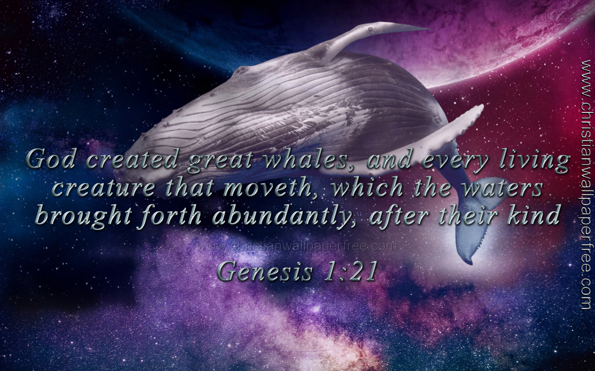 God Created Genesis 1 Verse 21