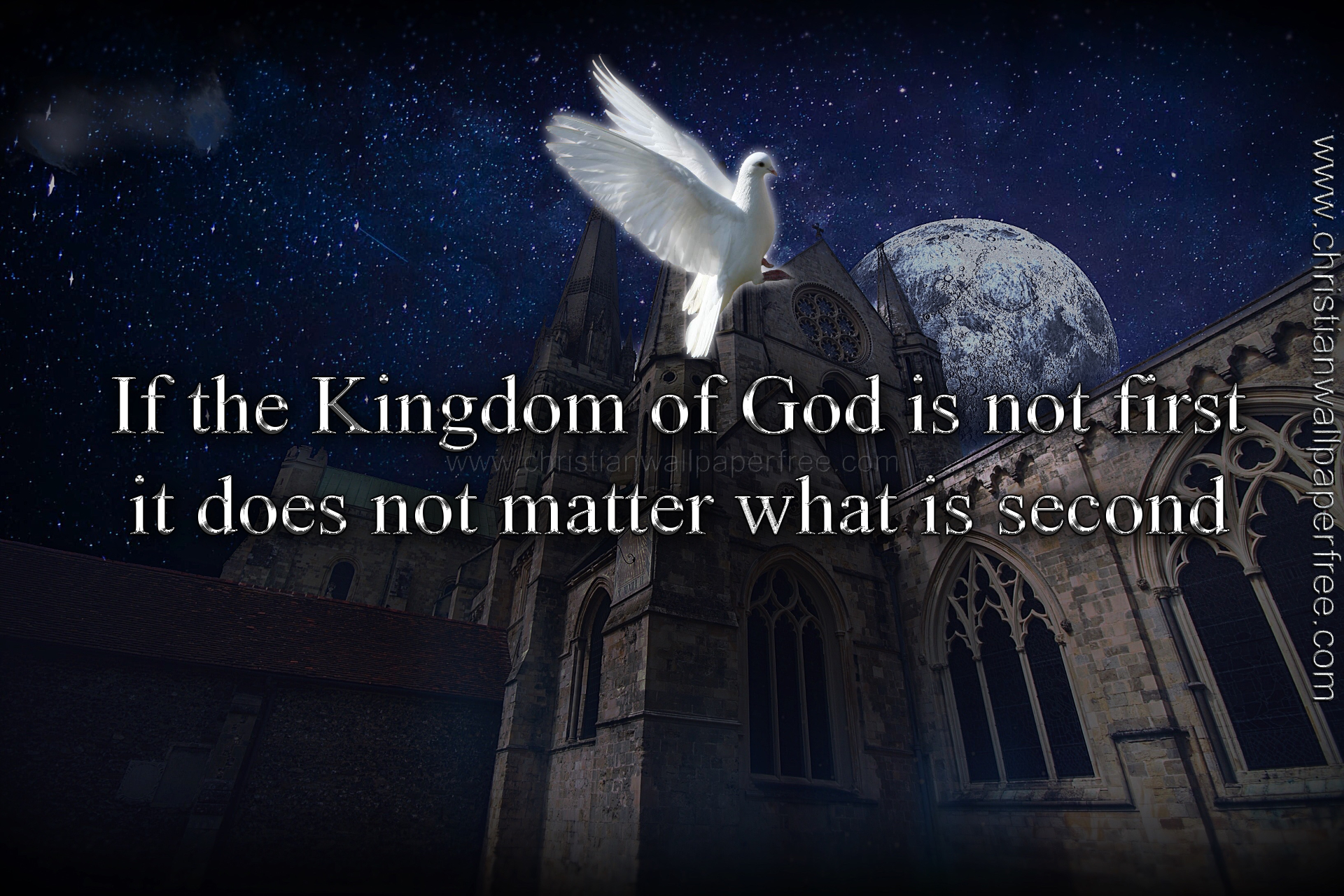 First the Kingdom of God