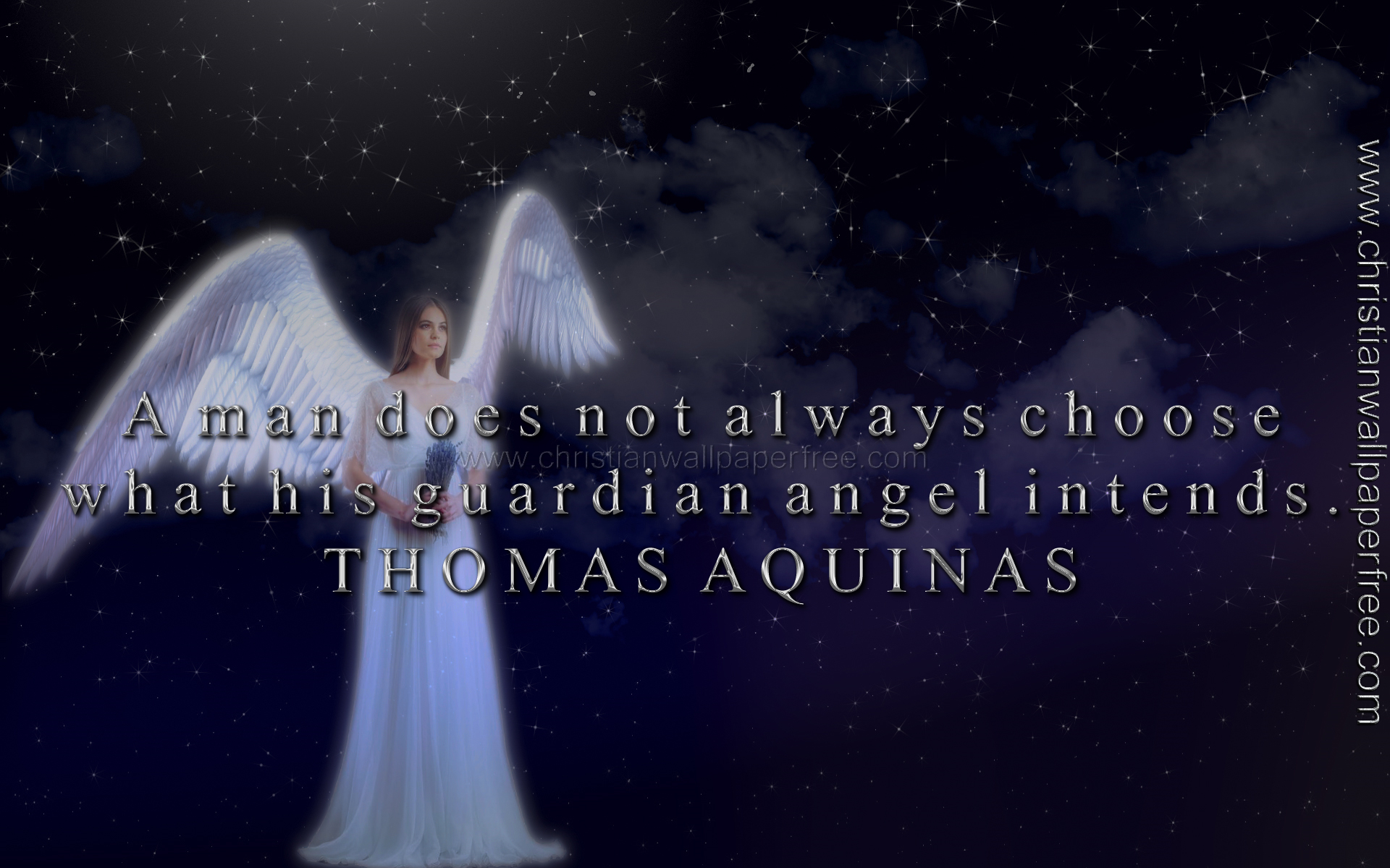 His Angel Intends Quote by Thomas Aquinas