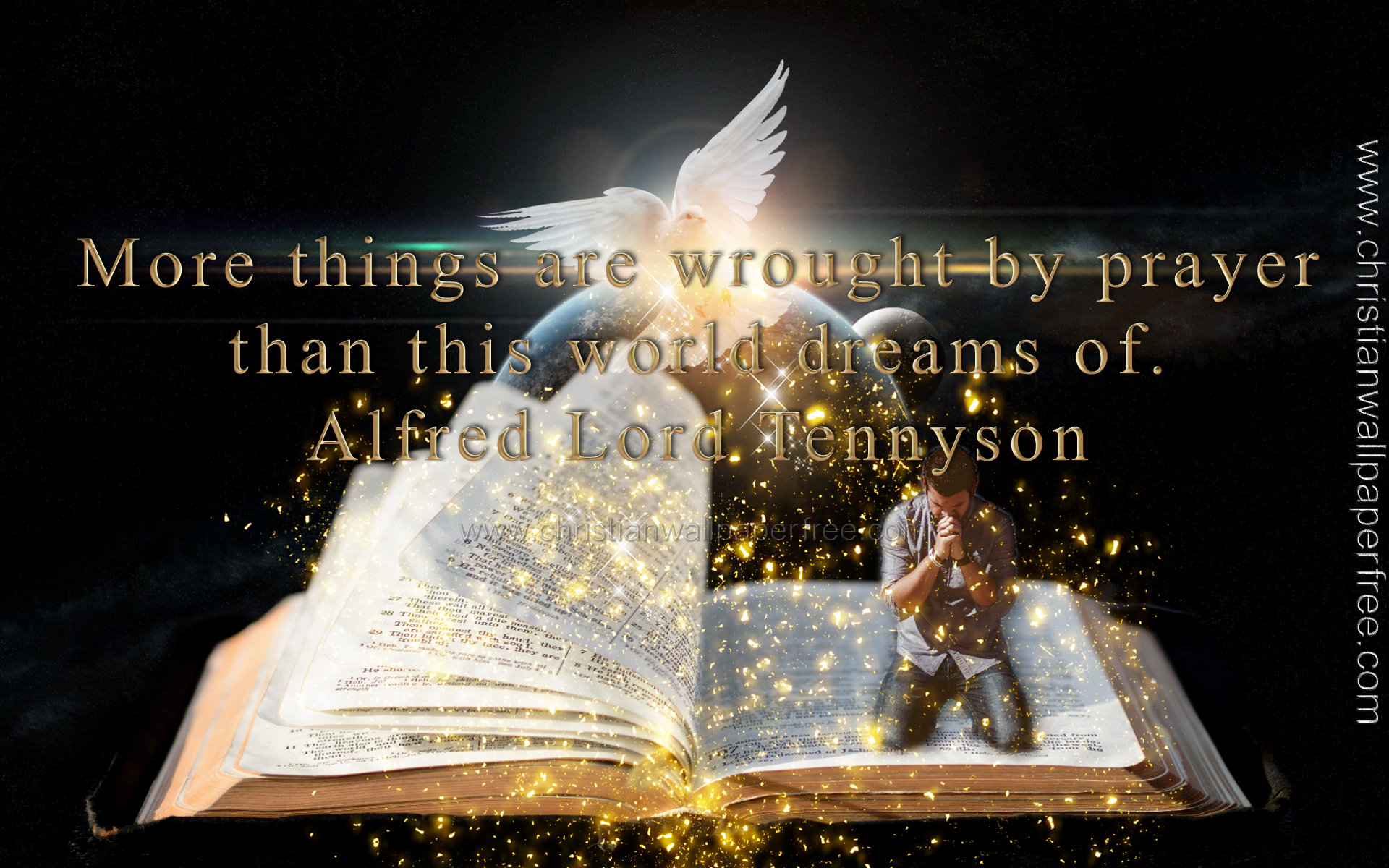 Prayer Quote by Alfred Lord Tennyson