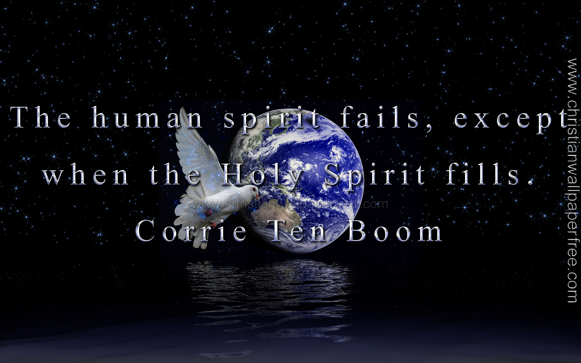 The Holy Spirit Fills Quote by Corrie Ten Boom