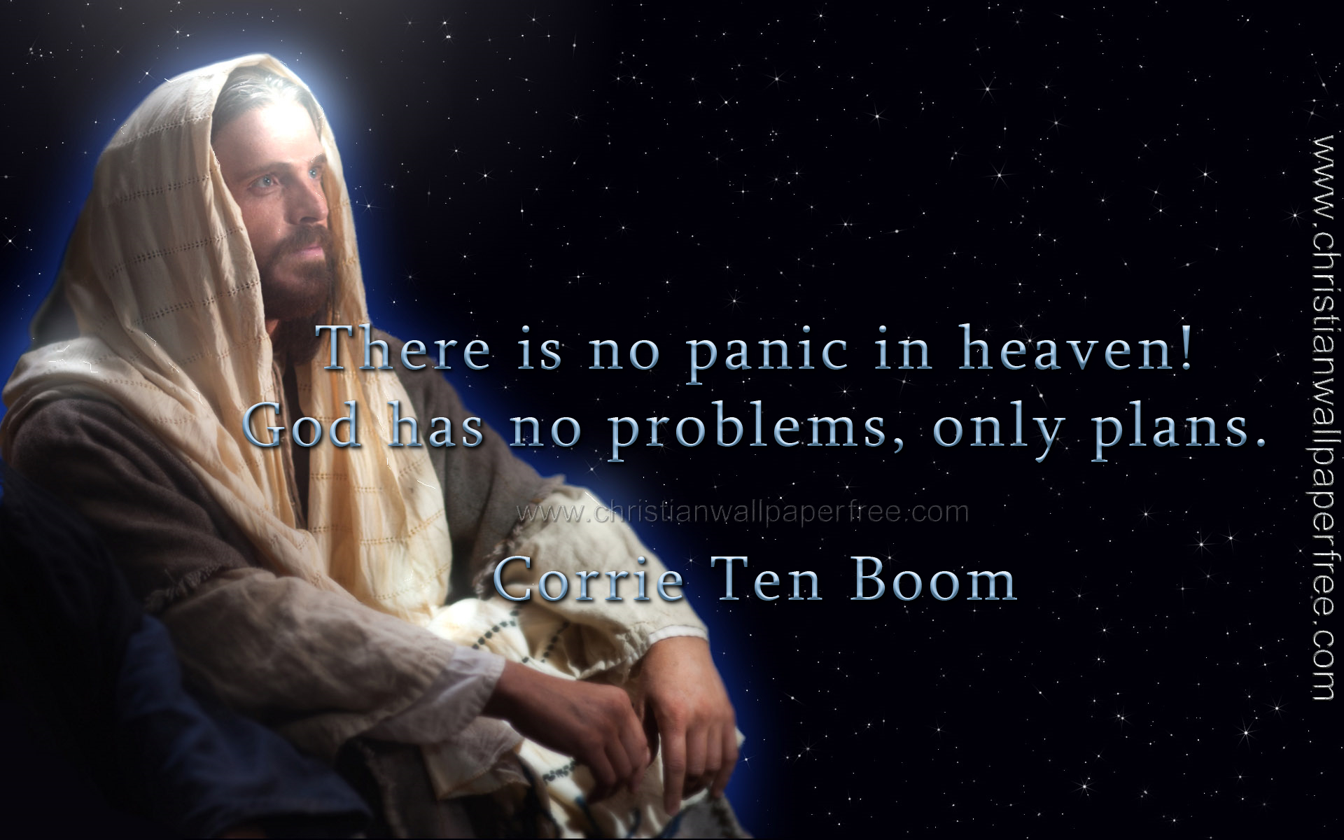 No Panic in Heaven Quote by Corrie Ten Boom