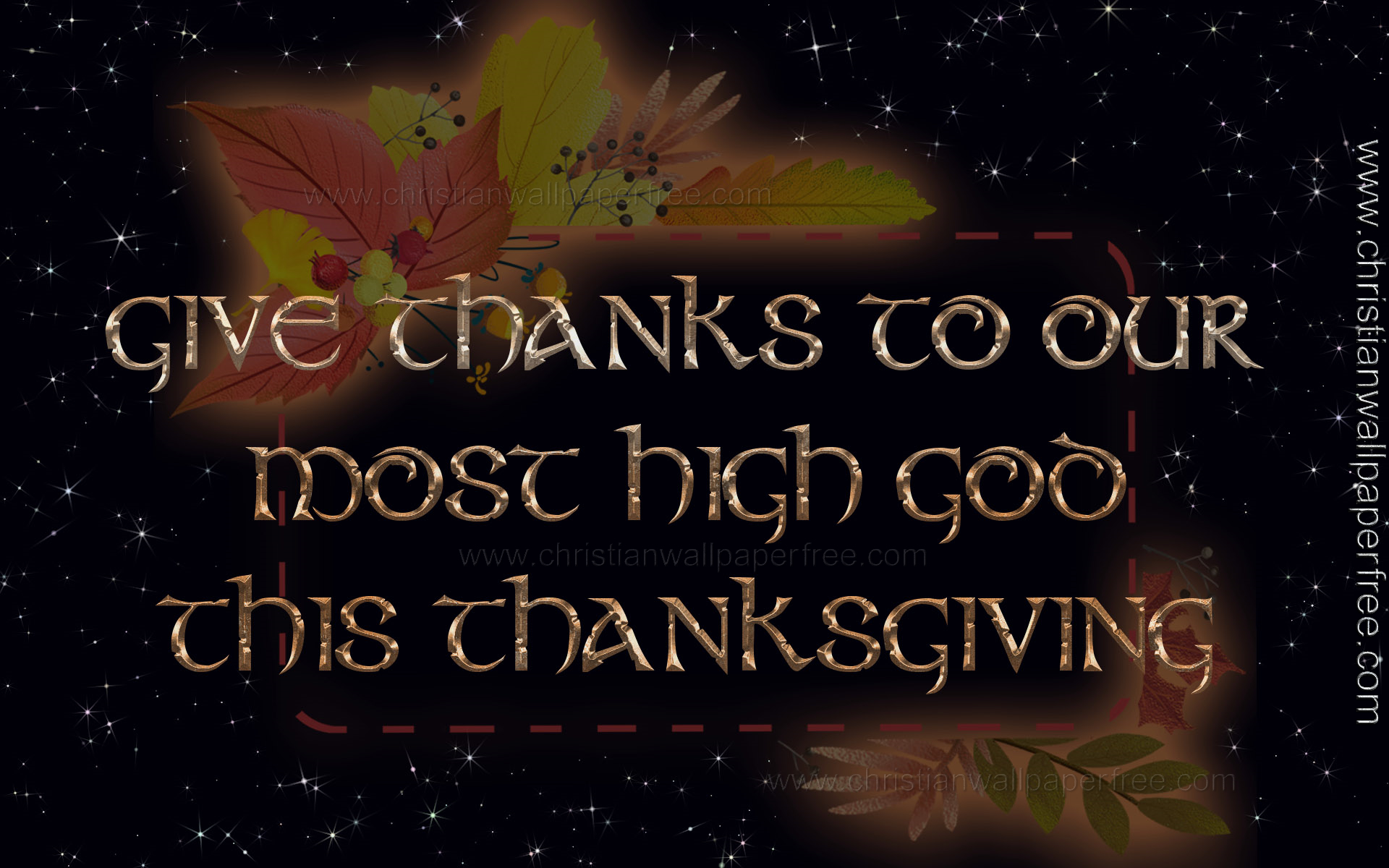 Give Thanks to Our Most High God