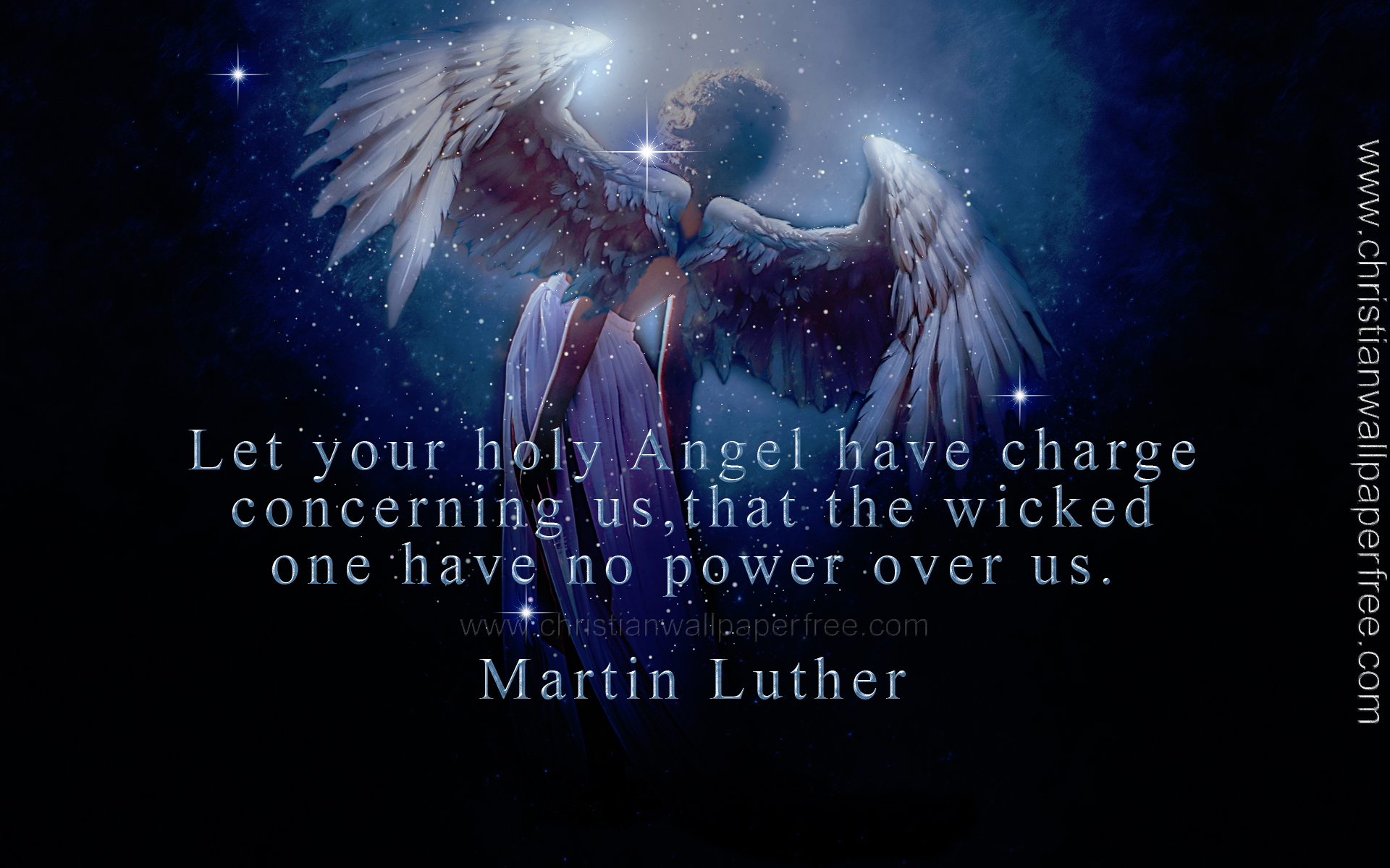 Holy Angel Quote by Martin Luther