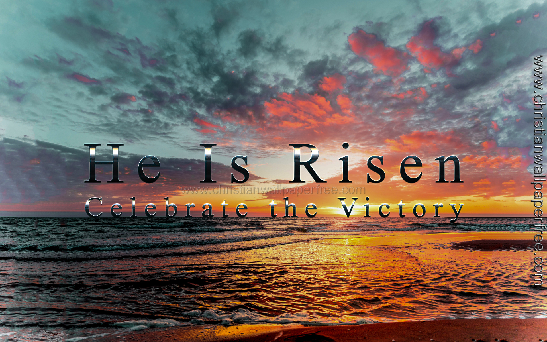 He Is Risen Celebrate the Victory