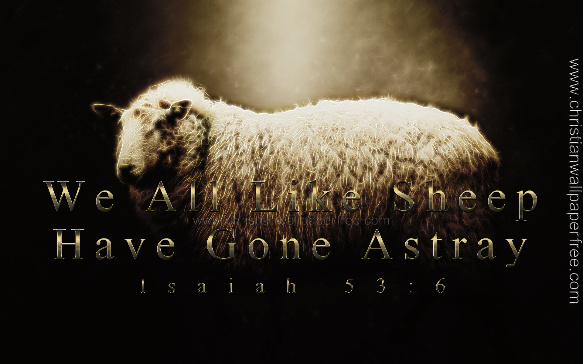 Gone Astray Isaiah 53 Verse 6