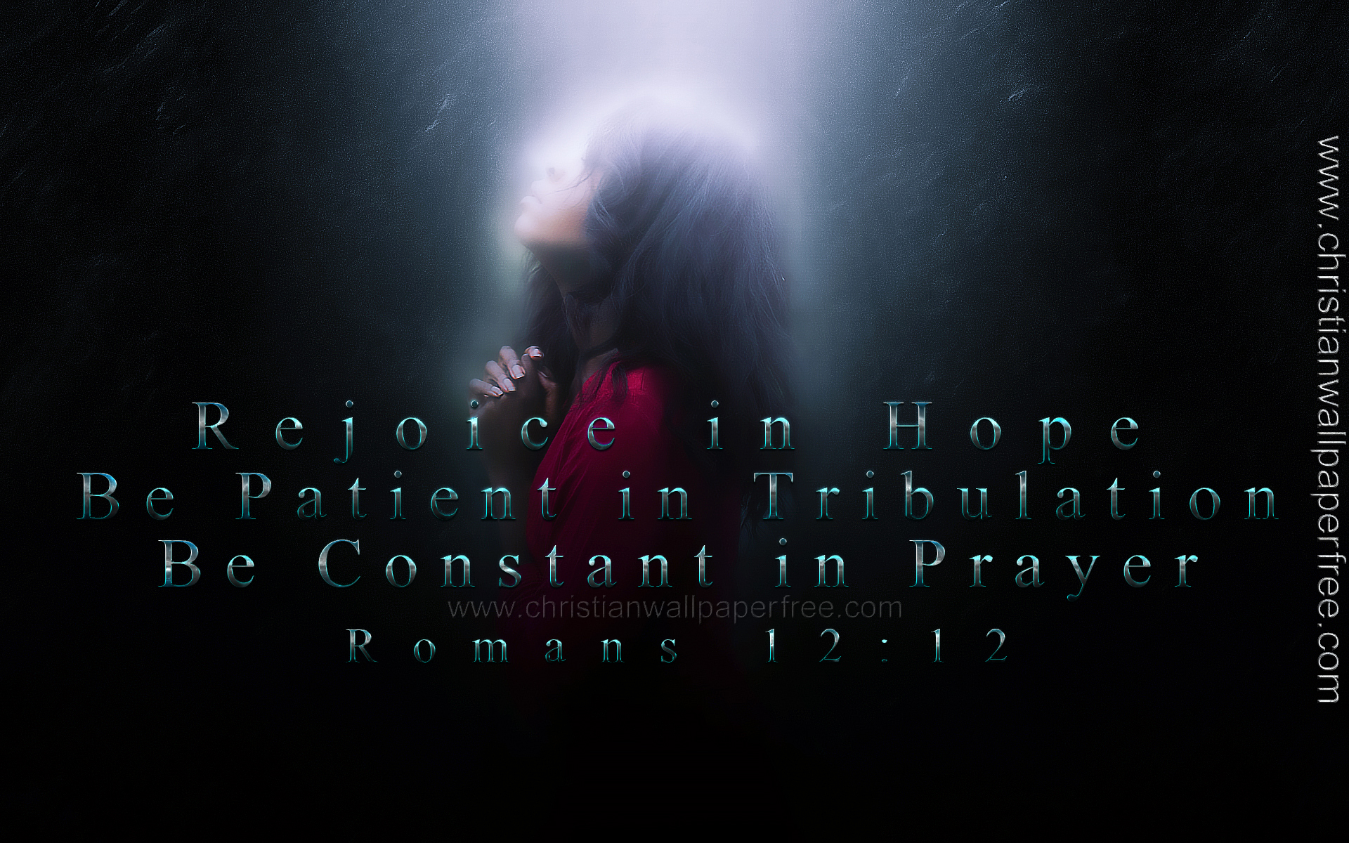 Rejoice Patient Prayer Romans 12 Verse 12