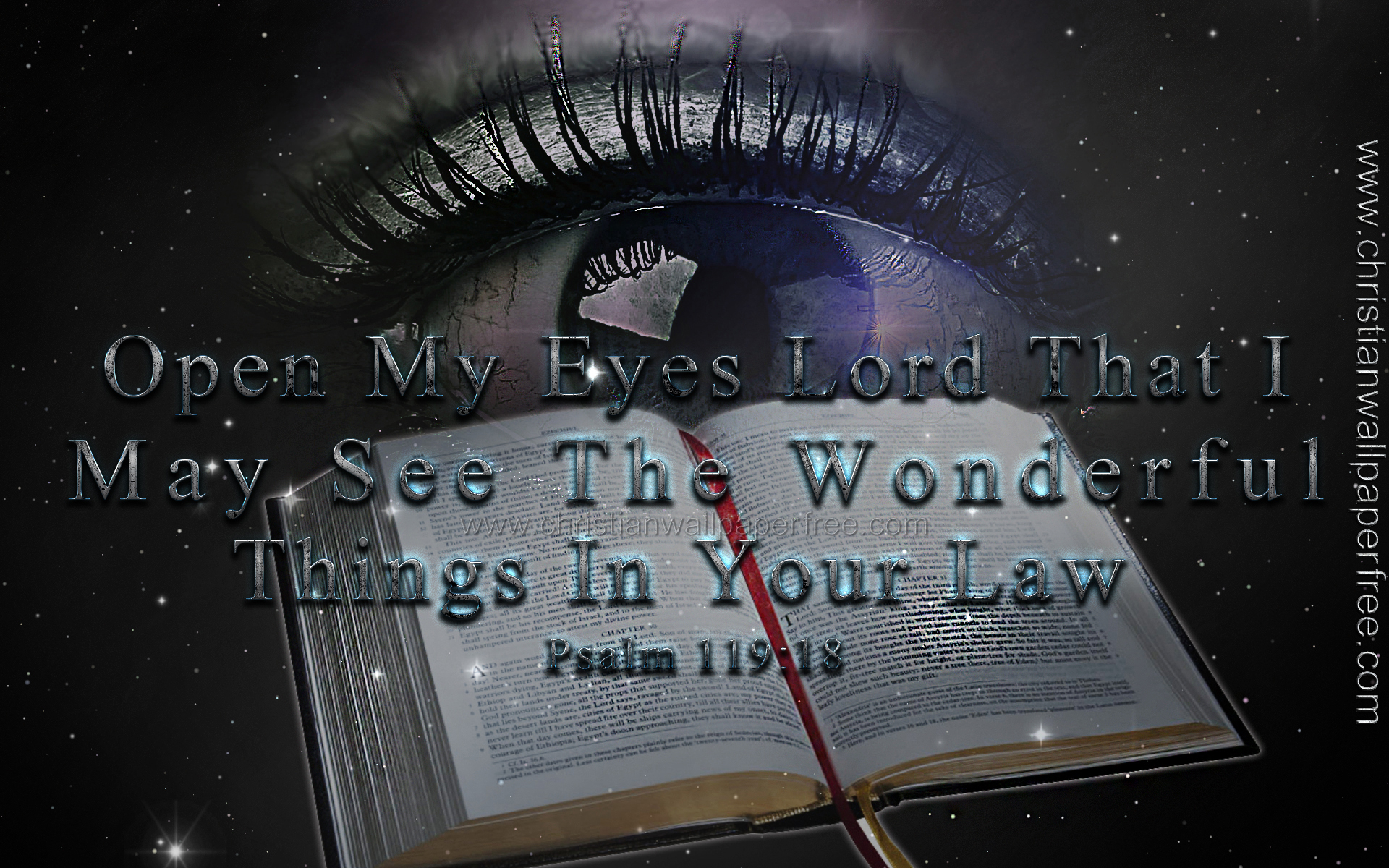 Open My Eyes Lord Psalm 119 Verse 18