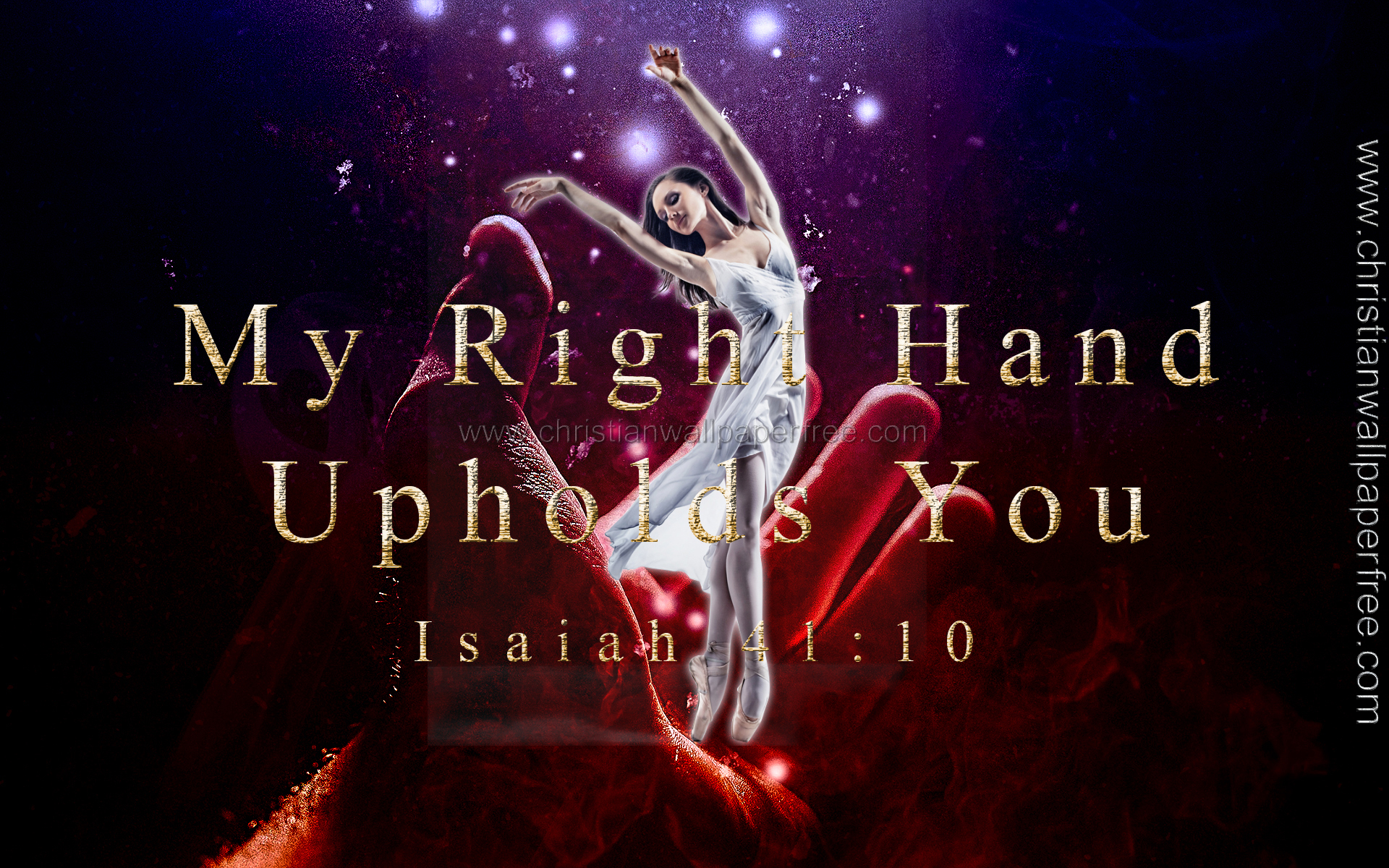 My Right Hand Upholds You Isaiah 41 Verse 10