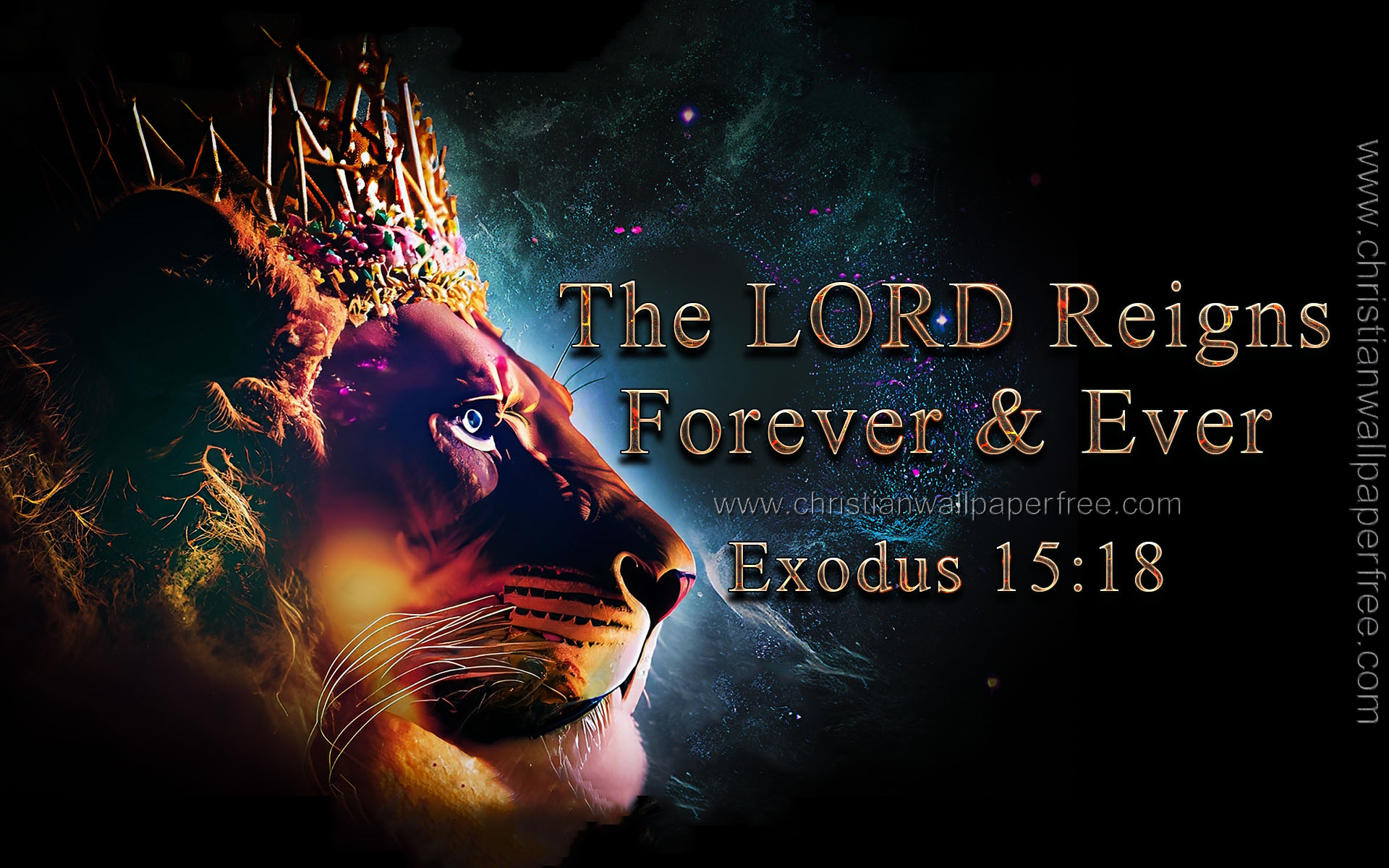 The Lord Reigns Exodus 15 Verse 18