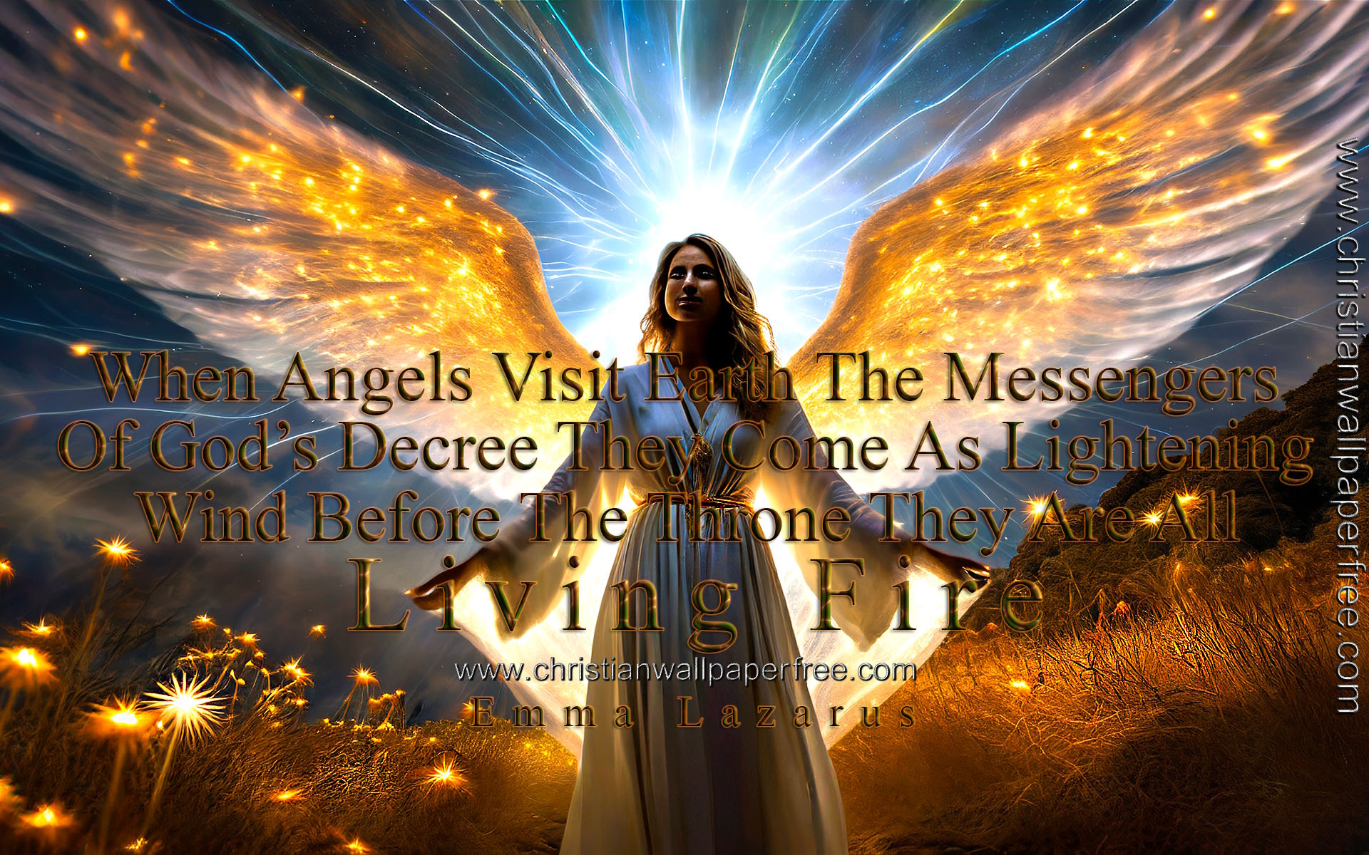 Angels Quote by Emma Lazarus