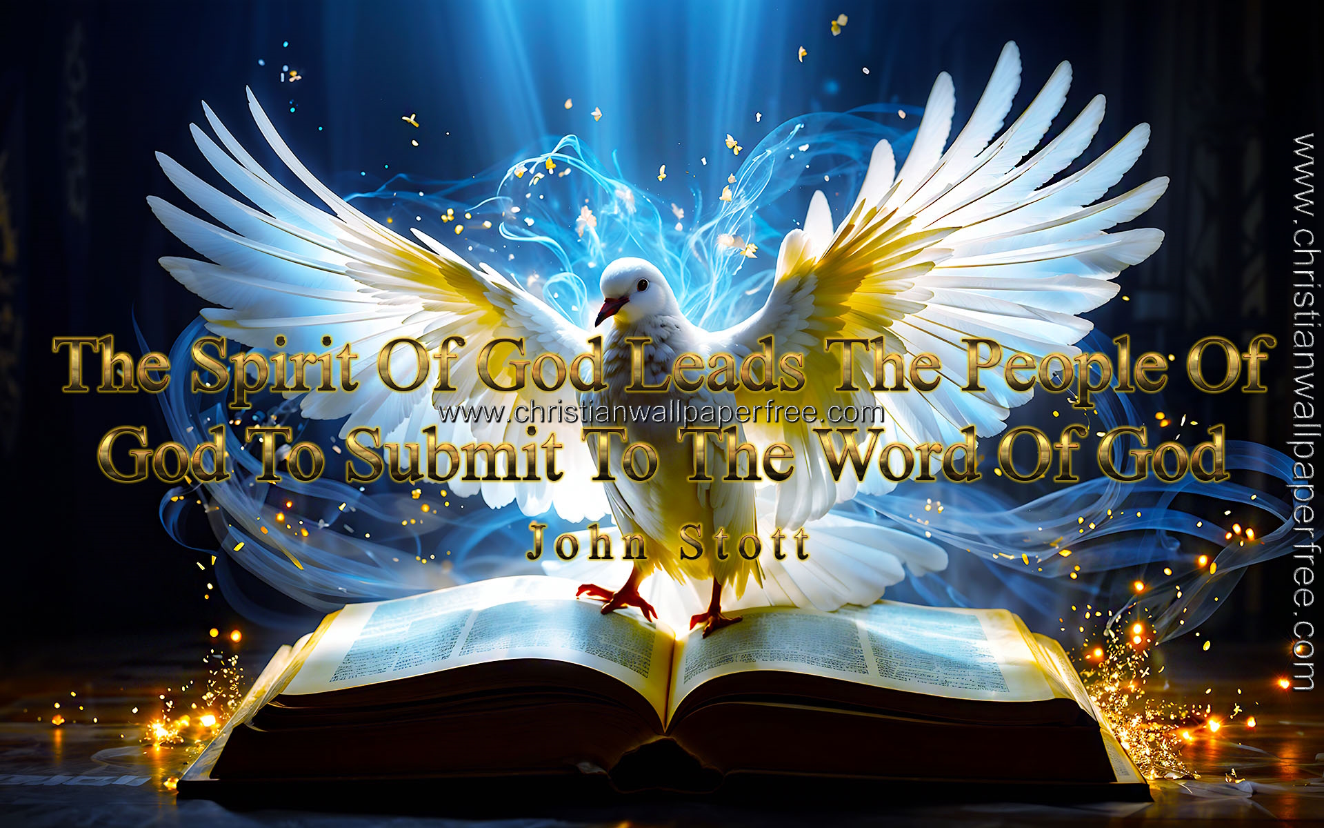 The Spirit People and Word Quote by John Stott