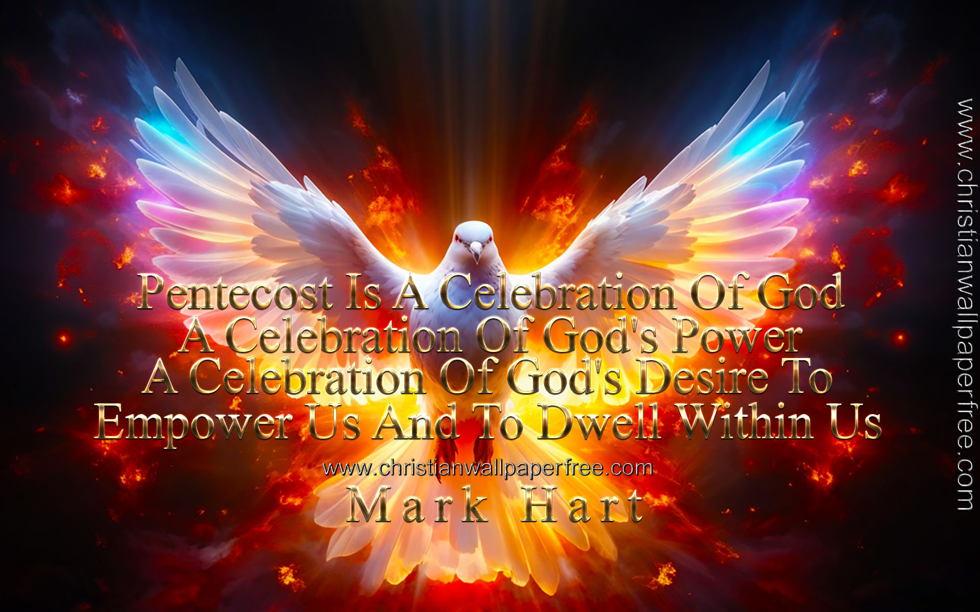 Pentecost Celebration Quote by Mark Hart