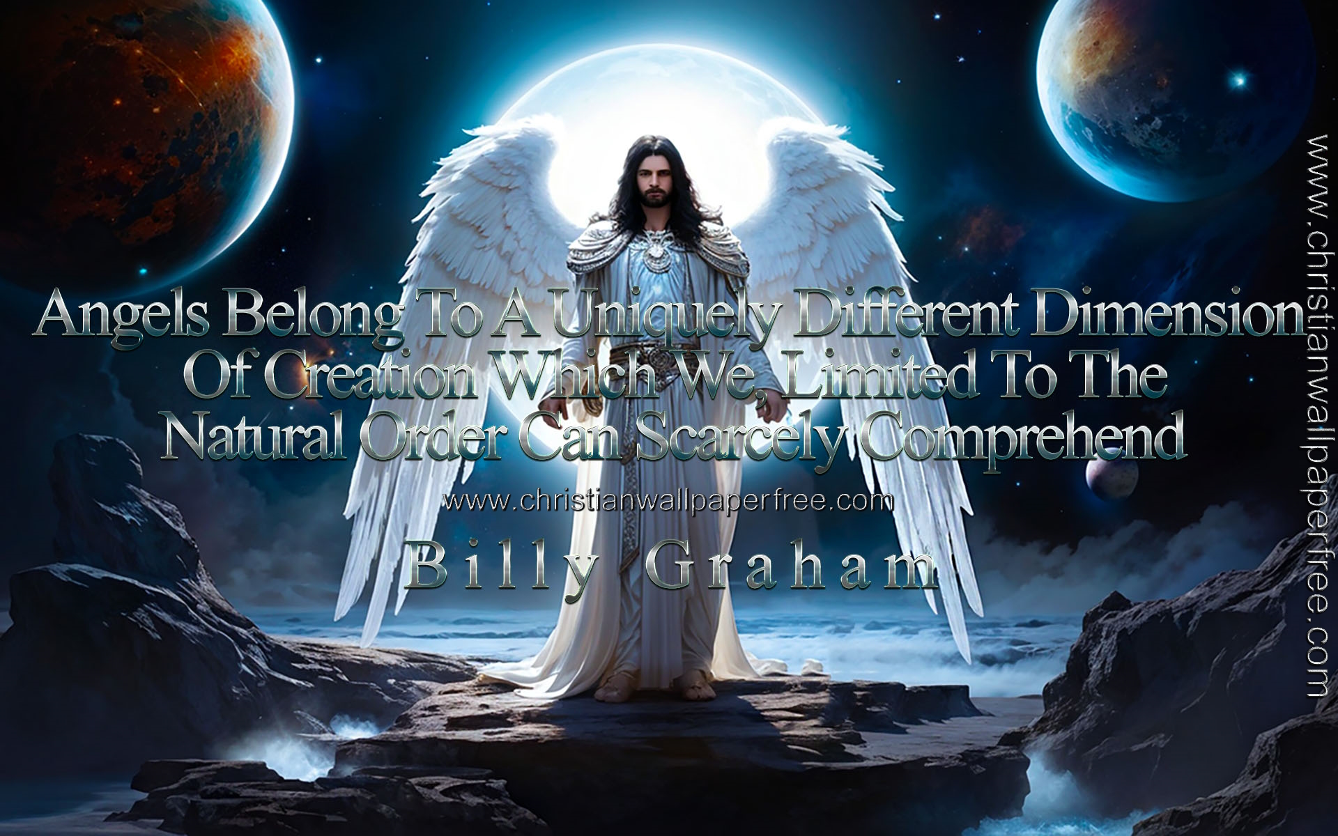 Angels Belong to Quote by Billy Graham