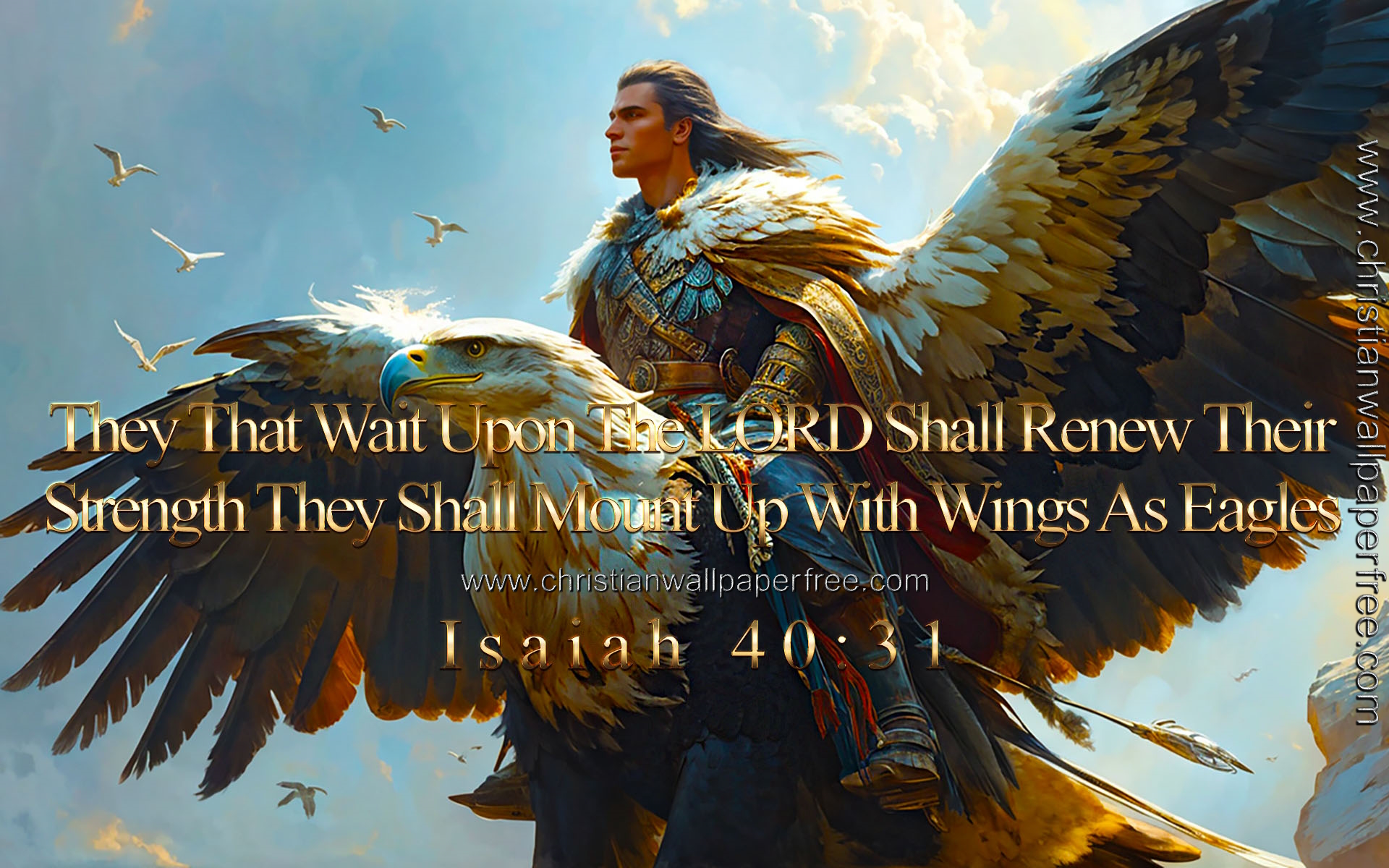 Wings as Eagles Isaiah 40 Verse 31