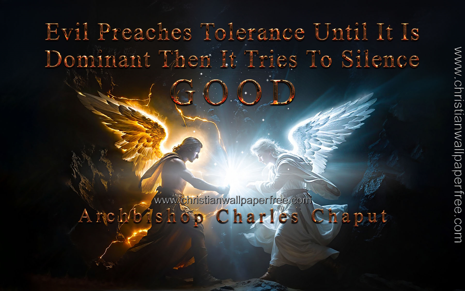 Tolerance Quote by Archbishop Charles Chaput