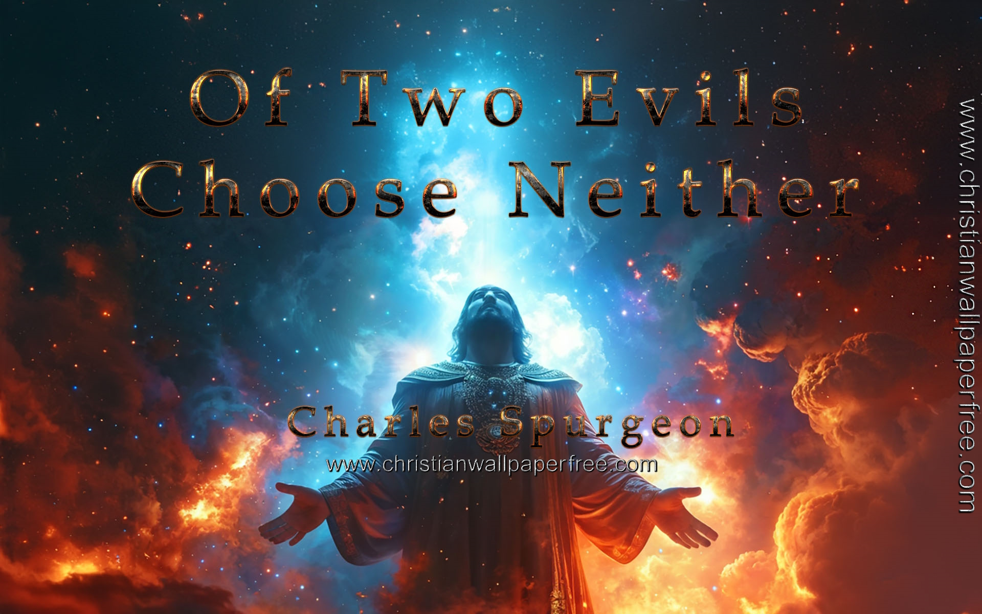 Choose Neither Quote by Charles Spurgeon