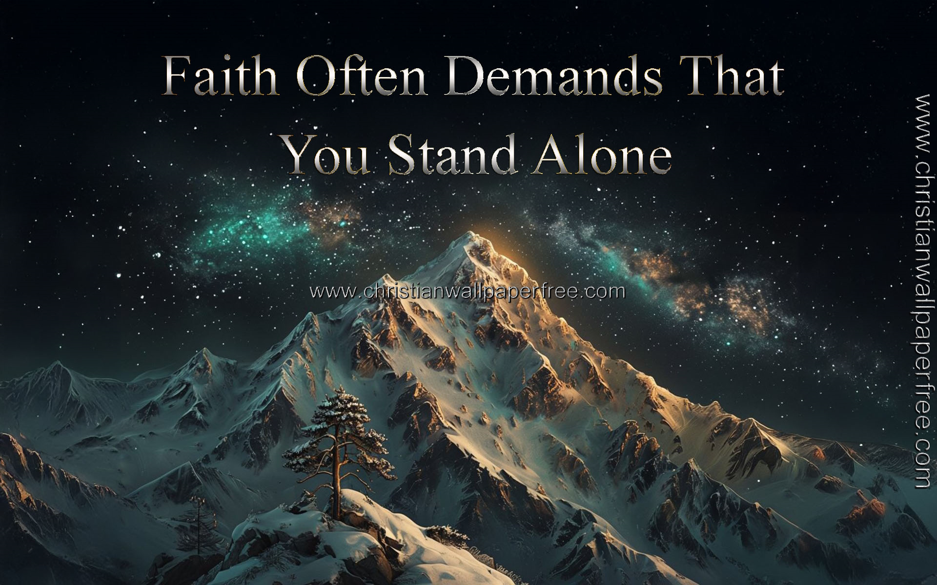 You Stand Alone