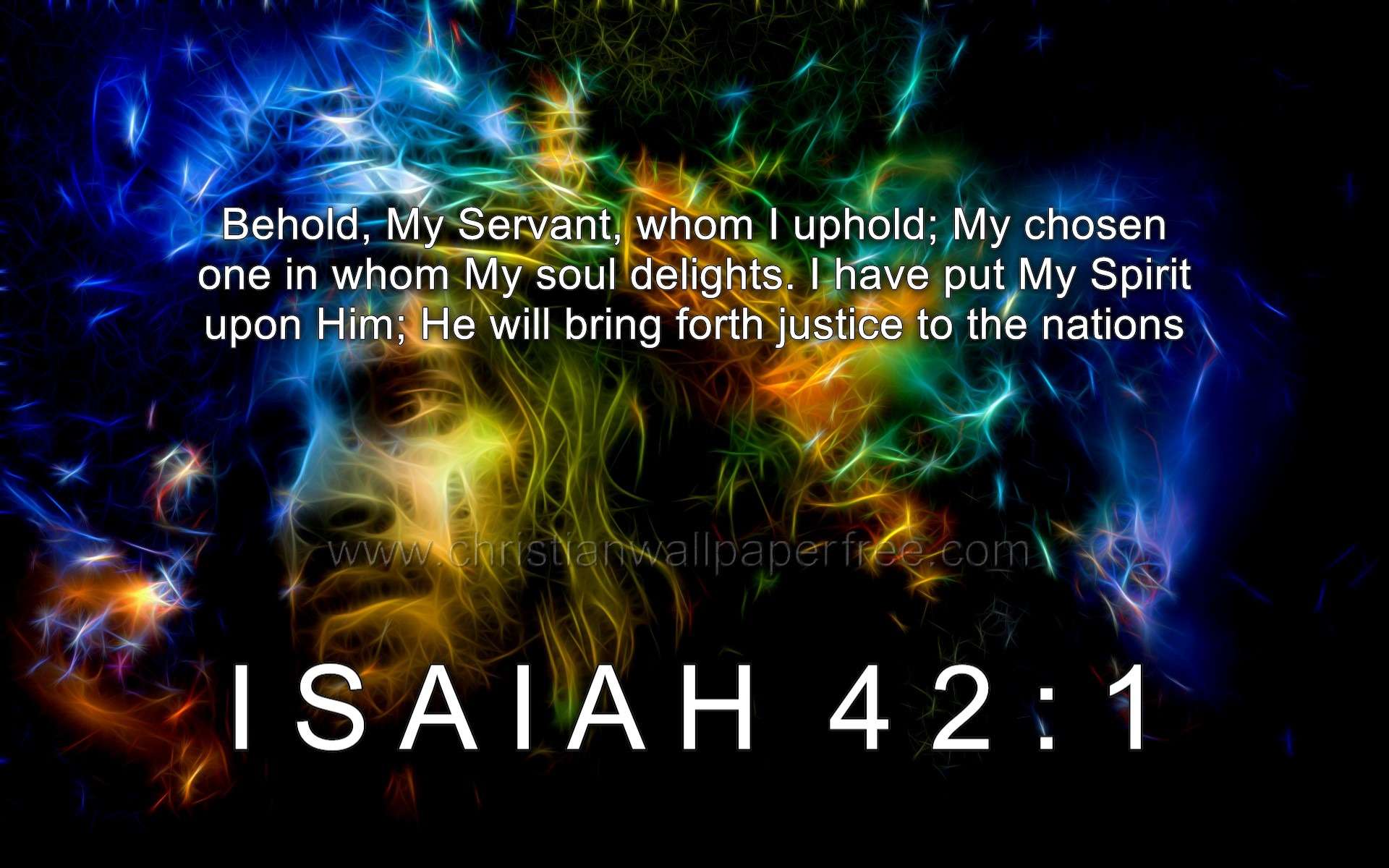 Isaiah 42 Verse 1