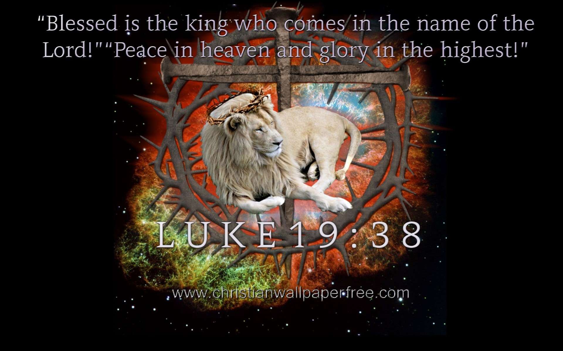 Luke 19 Verse 38